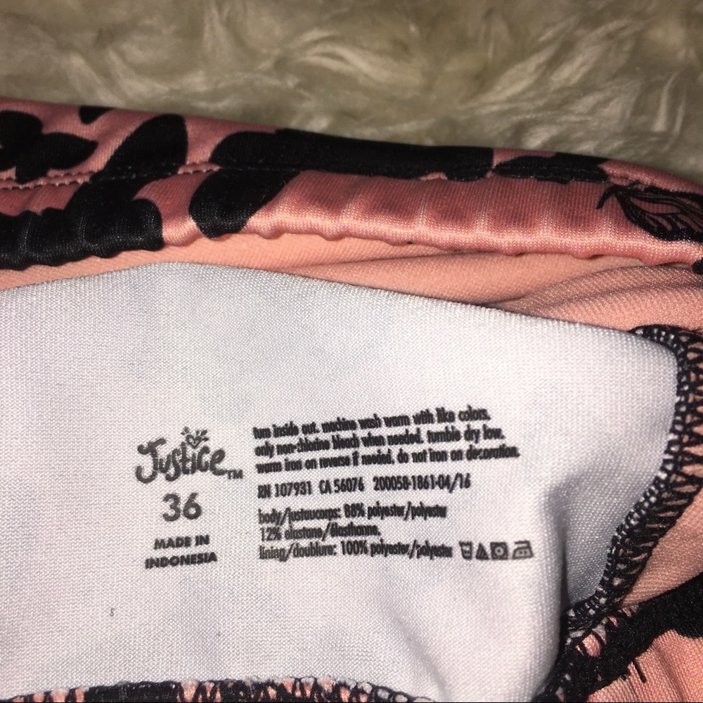 🔔 Justice - butterfly sports bra - Picture 3 of 3